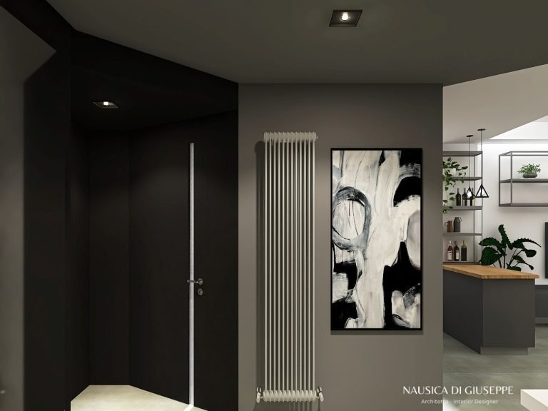 PROGETTO DELL' INGRESSO DI CASA DEL GALLO - ARCHITETTO NAUSICA DI GIUSEPPE
