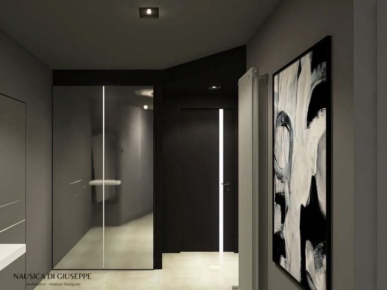 PROGETTO DELL' INGRESSO DI CASA DEL GALLO - ARCHITETTO NAUSICA DI GIUSEPPE