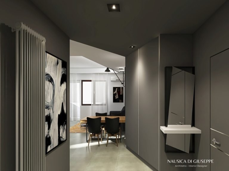 PROGETTO DELL' INGRESSO DI CASA DEL GALLO - ARCHITETTO NAUSICA DI GIUSEPPE