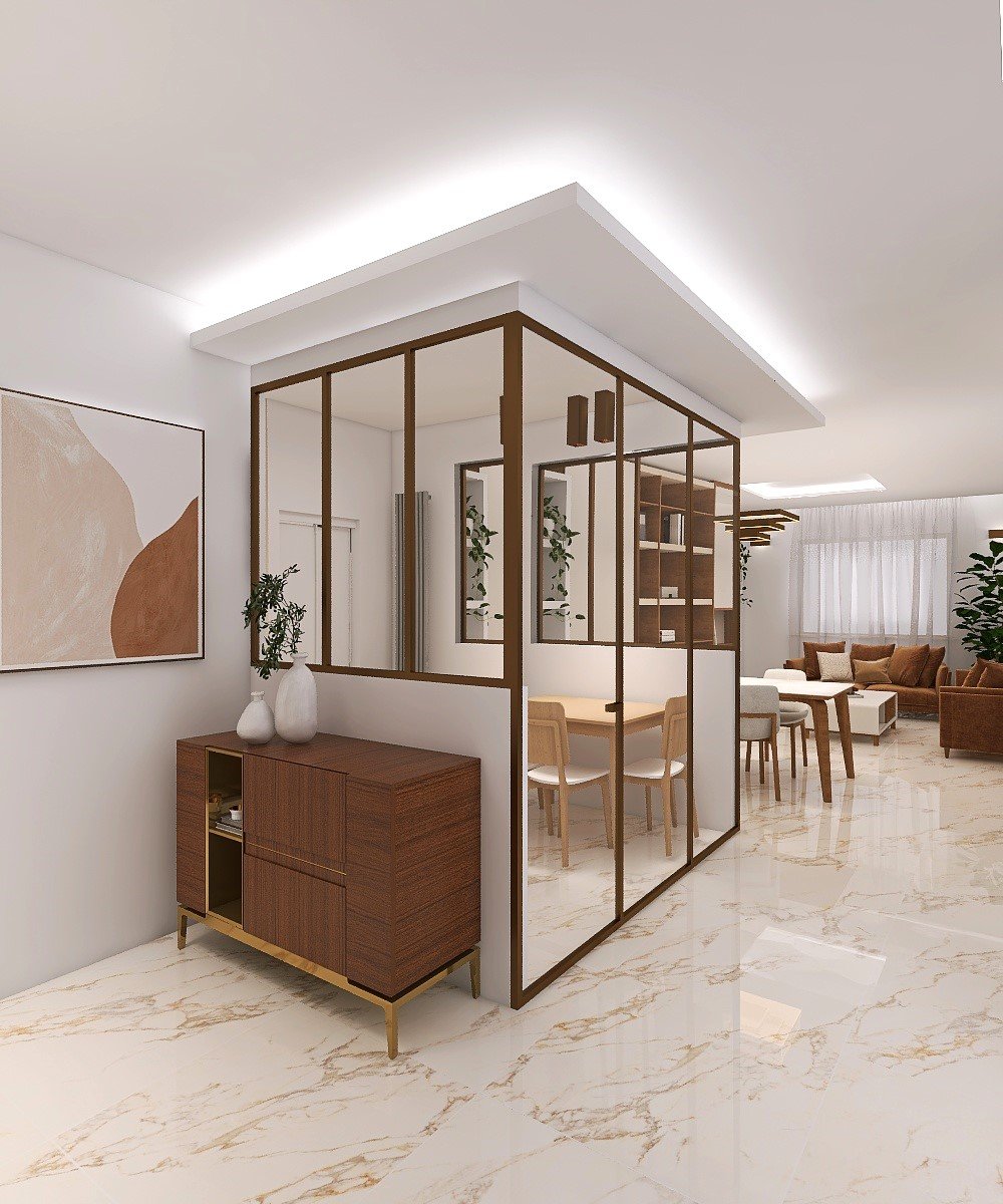 ristrutturazione di una villa a Roma EUR