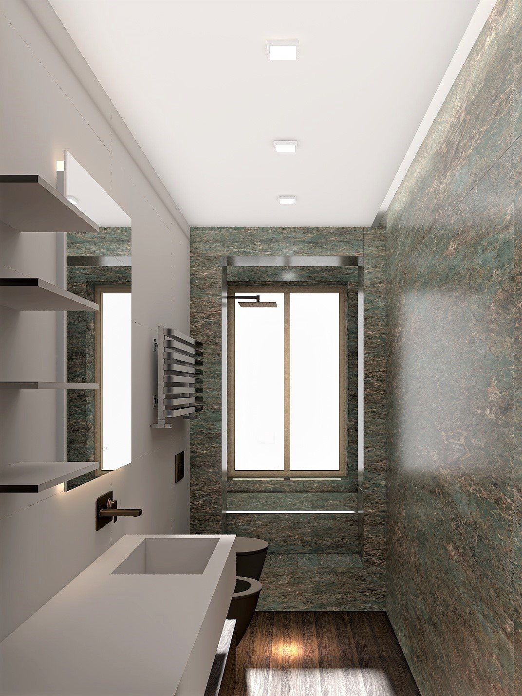 NAUSICA DI GIUSEPPE ARCHITETTO - CASA BARTOLUCCI -progett bagno