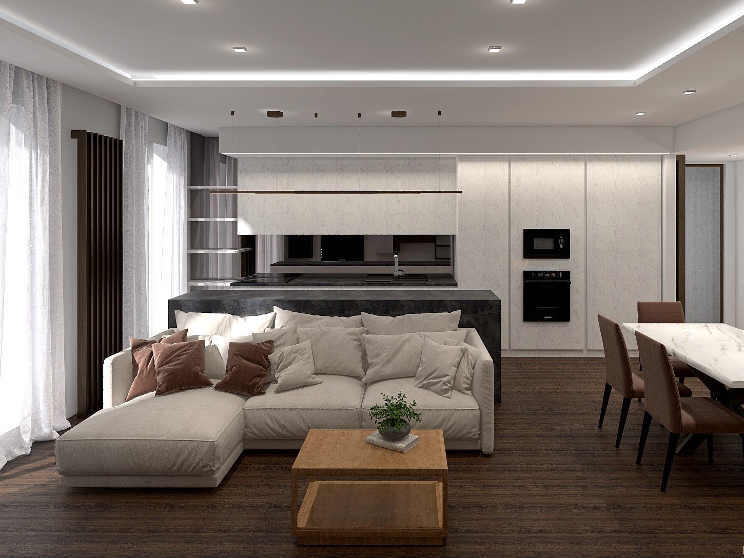 RISTRUTTURAZIONE APPARTAMENTO ROMA - PROGETTO DI INTERIOR DESIGN