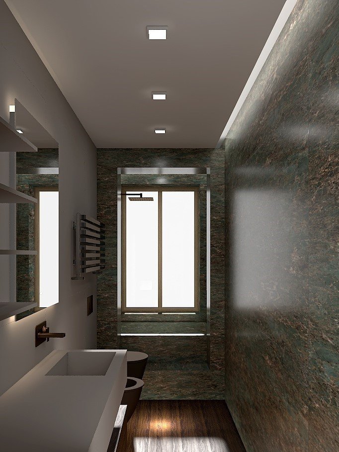 NAUSICA DI GIUSEPPE ARCHITETTO - CASA BARTOLUCCI -progett bagno