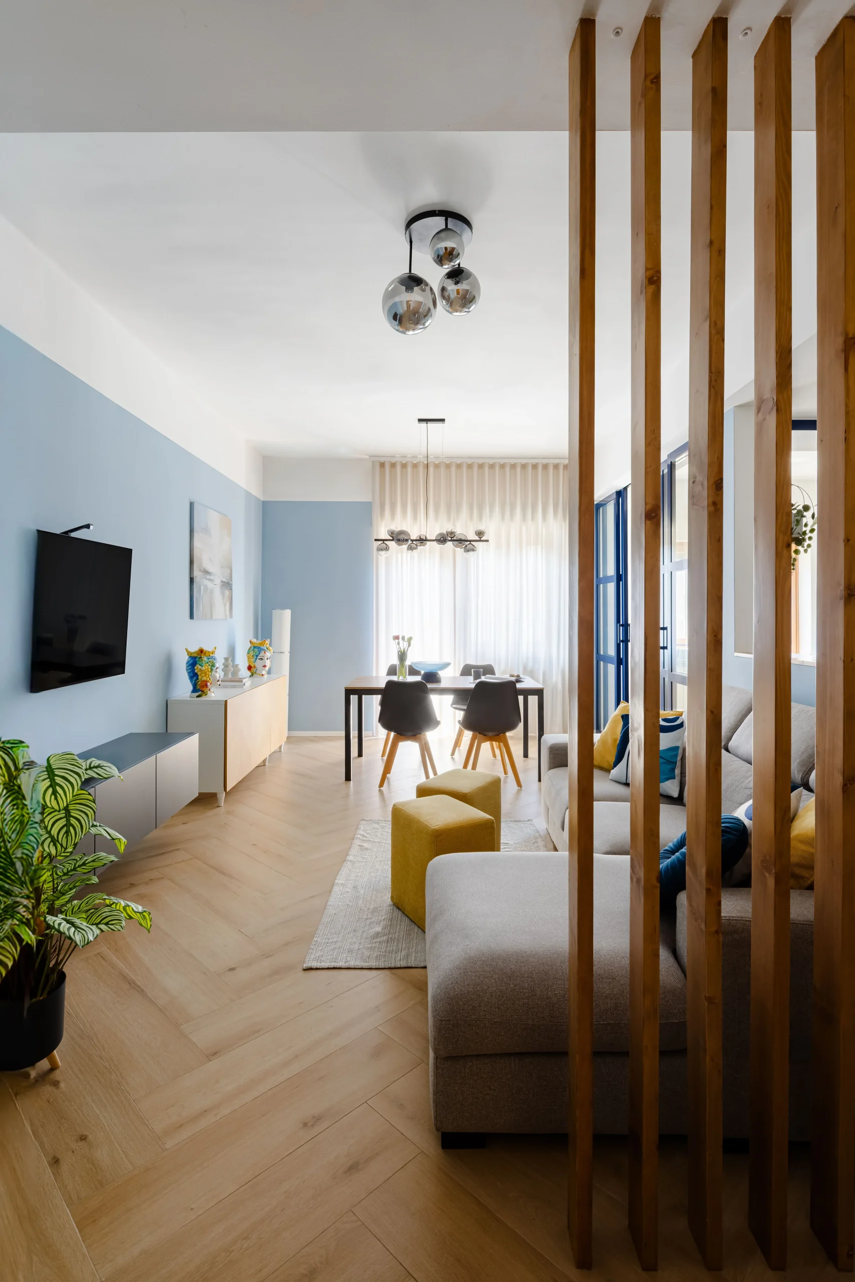 Progetto di ristrutturazione di un appartamento moderno in zona Roma Eur