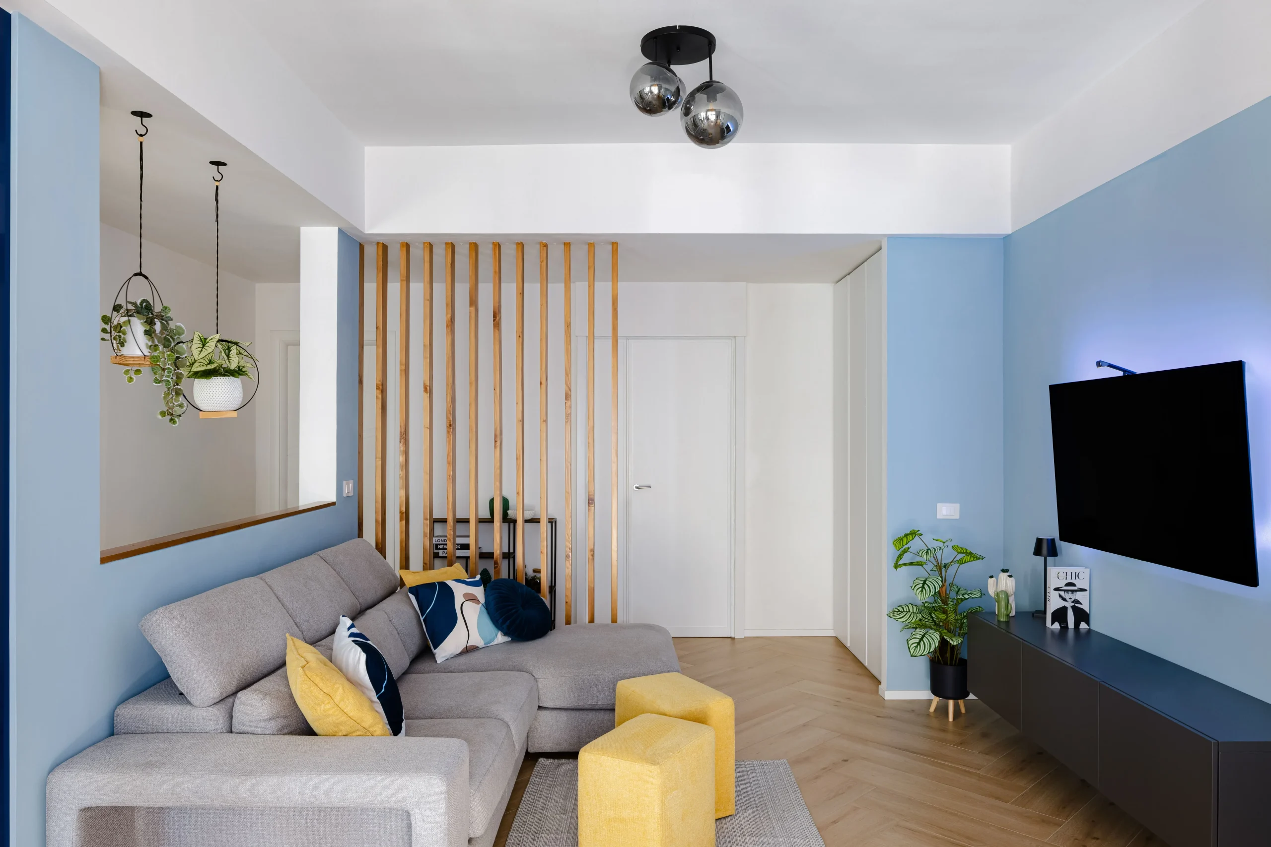 Progetto di ristrutturazione di un appartamento moderno in zona Roma Eur